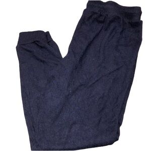 Moondance girls navy blue cozy jogger pants size small 7/8